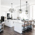 Farmhouse Chandelier Black Candle Chandelier for Dining